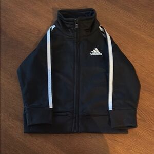 Baby Adidas Black and White Hoodie Sweatshirt